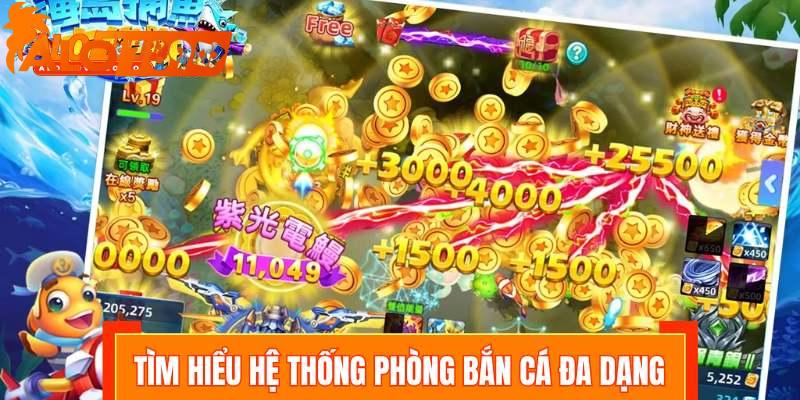 Tìm hiểu hệ thống phòng bắn cá đa dạng